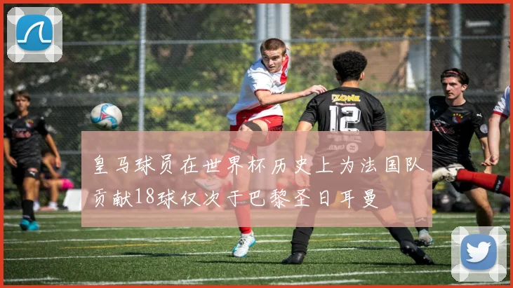 皇马球员在世界杯历史上为法国队贡献18球仅次于巴黎圣日耳曼